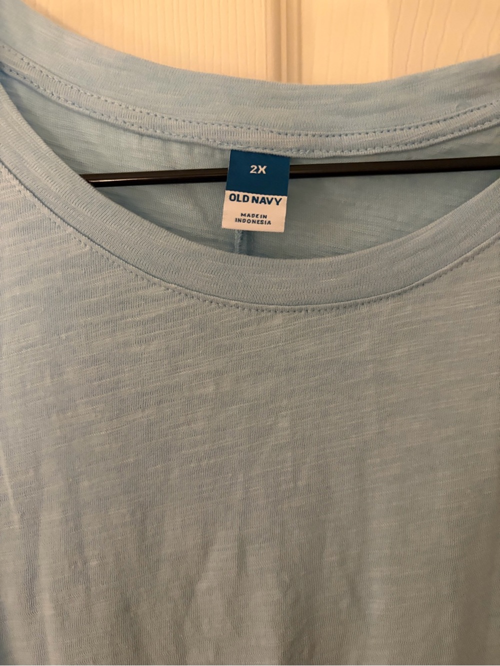Old Navy Light Blue Cinched-Waist Dress - Picture 2 of 2